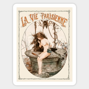 La Vie Parisienne - N'oublions pas que la Vérité est Femme, 1920 Magnet